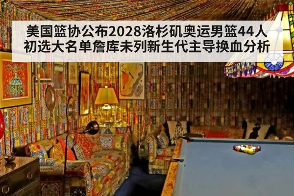 美国篮协公布2028洛杉矶奥运男篮44人初选大名单詹库未列新生代主导换血分析
